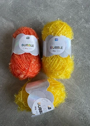 Lot pelotes de laine bubble, brand: Rico Design, condition: New without tags, €4.50, €5.43 includes Buyer Protection