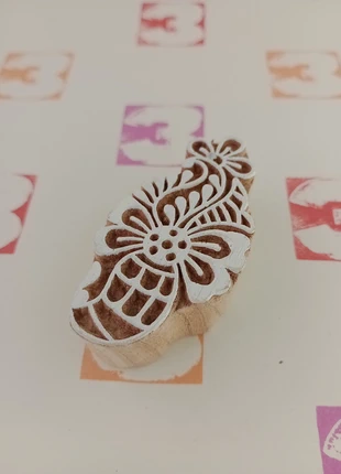 Indian Hand-Carved Wooden Printing Block Stamp – Fabric, Paper & Craft Printing, brand: Indian Wooden Block, condition: New without tags, £5.00, £5.95 includes Buyer Protection Pro