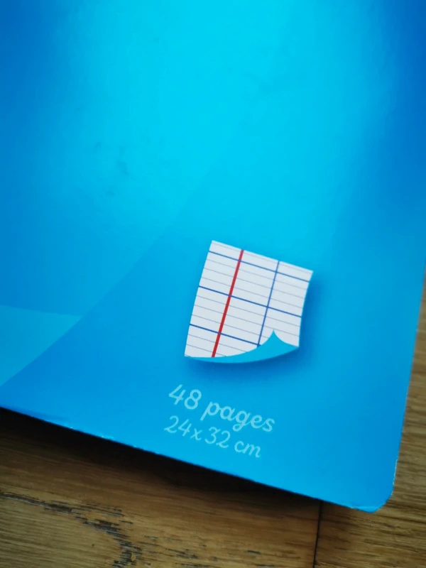 Lot de 5 cahiers 48 pages grands carreaux - photo numéro 2