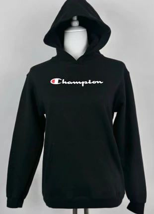 Sweat à capuche Champion noir logo brodé – Taille S, marque: Champion, état: Très bon état, taille: S / 36 / 8, 10,00 €, 11,20 € Protection acheteurs incluse