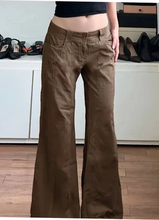 Jeans larges marron style vintage y2k femme - Taille Asian S, marca: y2k, estado: Muy bueno, tamaño: S / 36 / 8, 39,99 €, 42,69 € Protección al comprador incluida