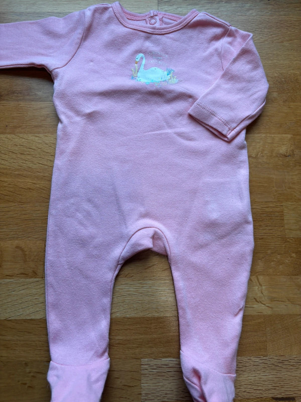 Pyjama coton Tex 1 mois fille