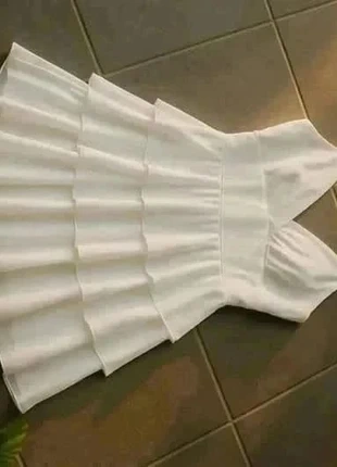 Robe Blanche Volants Légers – Romantique / Summer Date / Bohème Chic / Y2K / Minimaliste, zustand: Sehr gut, größe: M / 38 / 10, 42,99 €, 45,84 € beinhaltet Vinted-Käuferschutz Pro