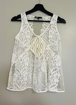 Débardeur dentelle Maje - Taille 1 (S), brand: Maje, condition: Very good, size: S / 36 / 8, €25.00, €26.95 includes Buyer Protection