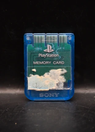 Official Sony Playstation PS1 Memory Card SCPH-1020 Blue, brand: Sony, condition: Good, £5.00, £5.95 includes Buyer Protection Pro