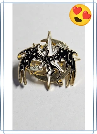 Pin's, métal émaillé, dragon céleste et mystique, marque: Pins and Needles, état: Très bon état, 2,20 €, 3,01 € Protection acheteurs incluse