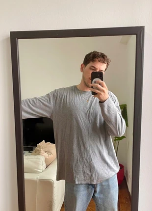 Oversized Grey Structured T-Shirt – Size L/XL Fit, marca: Soft Grey, estado: Bom, tamanho: L, €1.50, €2.28 inclui Proteção do Comprador