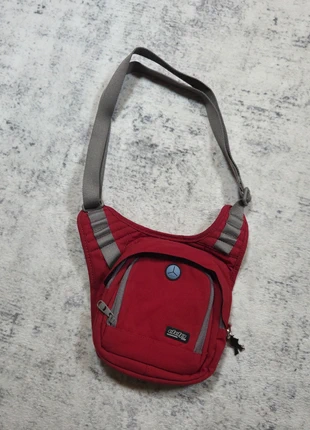 🎒 Sac Bandoulière DDP Rouge Vintage Y2K Nylon Streetwear Retro, marque: DDP, état: Très bon état, 34,95 €, 37,40 € Protection acheteurs (Pro) incluse