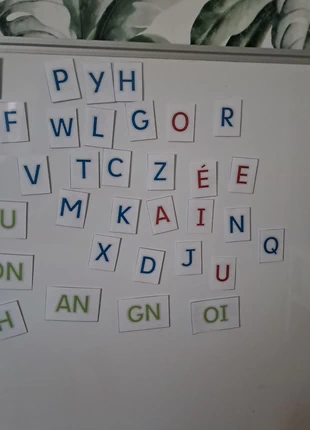 Lettres magnétiques, brand: Fabrication Artisanale, condition: New without tags, size: 3 years / 98 cm, €9.00, €10.15 includes Buyer Protection