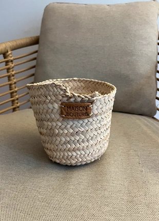 Cache pot tissé main maison Bouture en osier, marca: Maison, estado: Muito bom, €5.00, €5.95 inclui Proteção do Comprador