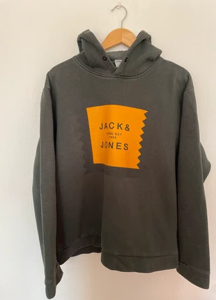 Sudadera verde oscuro con capucha para hombre XL, marque: Jack & Jones, état: Très bon état, taille: XL, 14,00 €, 15,40 € Protection acheteurs incluse