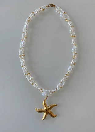 Collier en perles avec pendentif / charmes / breloque fais main, marque: Boutique indépendante, état: Neuf sans étiquette, 15,00 €, 16,45 € Protection acheteurs (Pro) incluse