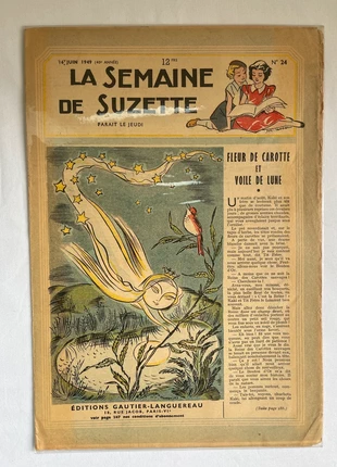 La Semaine de Suzette - N°24, 16 juin 1949, marque: Voyage, état: Bon état, 2,50 €, 3,33 € Protection acheteurs incluse