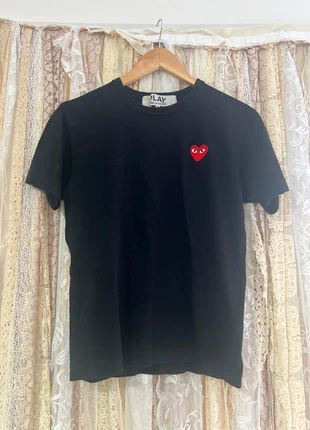 Play Comme Des Garçons black T-shirt, brand: Comme Des Garçons Play, condition: Very good, size: S / 8, £20.00, £21.70 includes Buyer Protection Pro