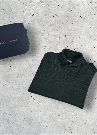 Pull en maille CHAPS by Ralph Lauren Col Camionneur - Vert foncé - Taille XL Homme Logo Brodé -2092, marque: Chaps Ralph Lauren, état: Très bon état, taille: XL, 14,90 €, 16,35 € Protection acheteurs incluse