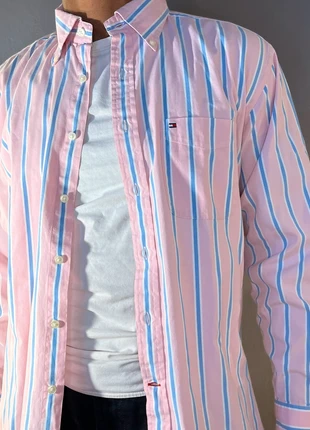 Chemise Tommy Hilfiger Rose Pastel Rayures bleu ciel et blanc - Taille M - Homme, brand: Tommy Hilfiger, condition: New without tags, size: M, €17.50, €19.08 includes Buyer Protection