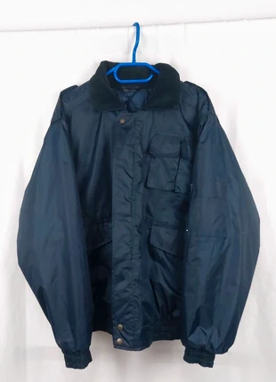 Oversized Utility Nylon Bomber Jacket Vintage 90s Workwear, marca: Vintage Dressing, estado: Bom, tamanho: L, €19.00, €20.65 inclui Proteção do Comprador