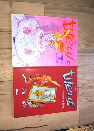 Lot de 2 BD Titeuf – Ça épate les filles & Nadia se marie (Zep, Glénat), condition: Very good, €4.00, €4.90 includes Buyer Protection Pro