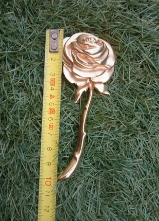 Grosse et grande fleur Rose doré en broche ° Antique Remis à état neuf ° Style Art deco Victorien °, marca: Vintage, estado: Novo sem etiquetas, €8.00, €9.10 inclui Proteção do Comprador