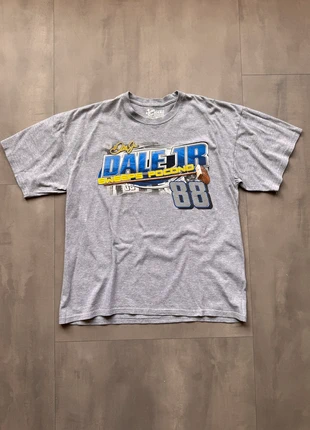 Vintage Nascar Dale Jr Grey Tee - L, merk: Nascar, staat: Goed, maat: L, € 22,00, € 23,80 inclusief Kopersbescherming Pro