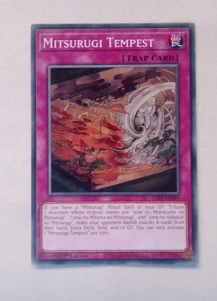 Yu gi oh Mitsurugi Tempest ALIN 1ª edition, marke: Yu-Gi-Oh!, zustand: Sehr gut, 1,00 €, 1,75 € inklusive Vinted-Käuferschutz