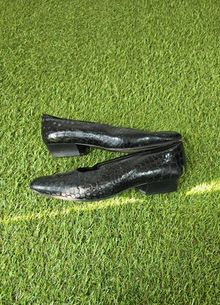 Escarpins noirs effet croco cuir verni François Villon Taille 40, brand: François Villon, condition: Good, size: 40, €18.00, €19.60 includes Buyer Protection Pro