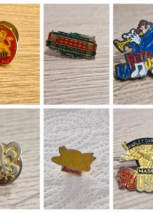 Lot de 6 pins pin's, état: Très bon état, 6,00 €, 7,00 € Protection acheteurs incluse