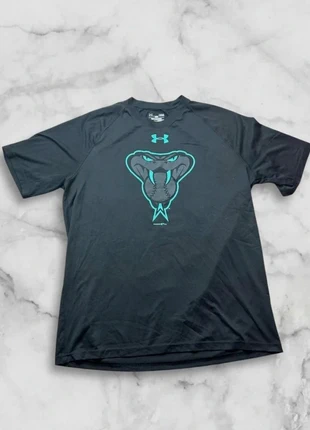 T-Shirt Under Armour HeatGear Noir Logo Cobra Baseball/Softball - Taille L, merk: Under Armour, staat: Goed, maat: L, € 22,00, € 23,80 inclusief Kopersbescherming