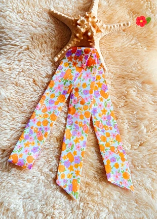 Ceinture ajustable à nouer- bandeau foulard cheveux orange et mauve, brand: sans marque, condizioni: Ottime, taglia: Regolabile, €6.00, €7.00 include la Protezione acquisti