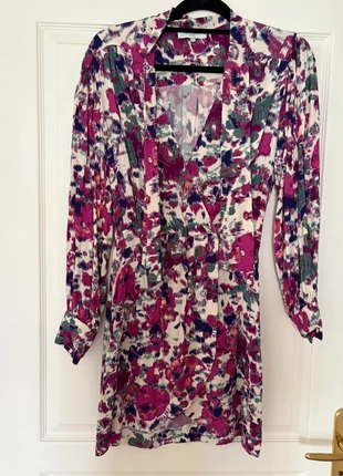 Robe oppulence Paris, merk: Blanc Bleu, staat: Heel goed, maat: XS / 34 / 6, € 20,00, € 21,70 inclusief Kopersbescherming