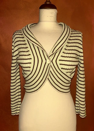 Bullet cardigan scalda cuore a righe y2k 2000s Killah Miss Sixty vintage tg M, brand: Killah, condizioni: Nuovo senza cartellino, taglia: M / IT 42 / EU 38, €16.00, €17.50 include la Protezione acquisti