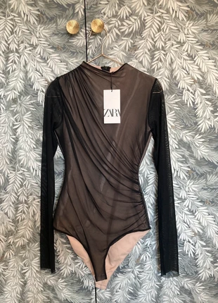 Body drapeado Zara, marque: Zara, état: Neuf sans étiquette, taille: S / 36 / 8, 14,00 €, 15,40 € Protection acheteurs incluse