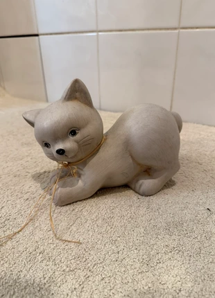 Déco chat porcelaine, condition: Very good, €3.00, €3.85 includes Buyer Protection