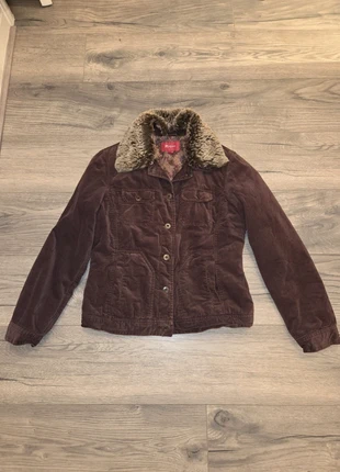 Monsoon vintage Faux fur collar cord jacket - Y2K boho indie style UK 10, brand: Monsoon, condition: Very good, size: M / 10, £25.00, £26.95 includes Buyer Protection