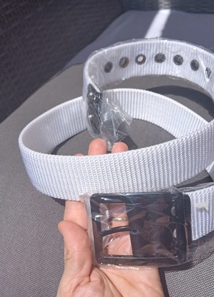 Cinturón unisex, ajustable, blanco y negro, merk: boutique indépendant, staat: Nieuw zonder prijskaartje, maat: Aanpasbaar, € 4,20, € 5,11 inclusief Kopersbescherming