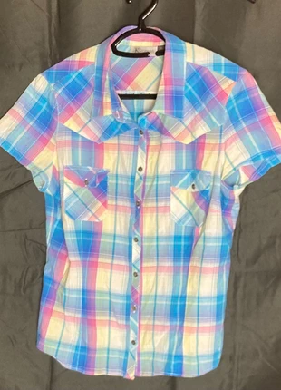 Chemise multicolore, brand: Kiabi, condition: Very good, size: XL / 42 / 14, €5.00, €5.95 includes Buyer Protection