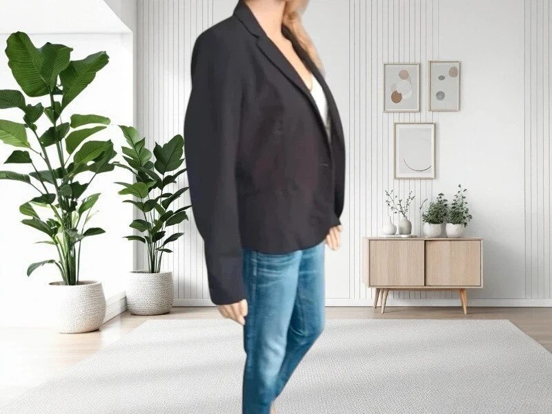 .veste blazer H&M cintrée noir taille S - photo numéro 2