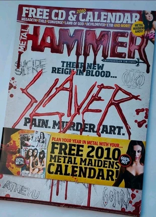 Metal Hammer Magazine - December 2009 - Slayer AC/DC Pantera Gojira Within Temptation, condition: Very good, €6.00, €7.00 includes Buyer Protection