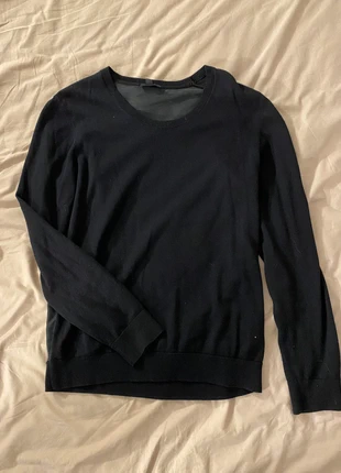 Pull Noir COS – Sobriété Contemporaine & Mix de Textures, brand: COS, condition: Very good, size: S / 36 / 8, €20.00, €21.70 includes Buyer Protection