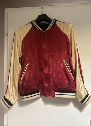 Blouson Teddy femme,Zara, bordeaux beige noir, marca: Zara Woman, estado: Muy bueno, tamaño: M / 38 / 10, 29,90 €, 32,10 € Protección al comprador incluida