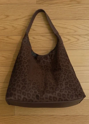 Sac cabas léopard marron Style fourre-tout, marca: Atelier Fixdesign, estado: Muito bom, €60.00, €63.70 inclui Proteção do Comprador