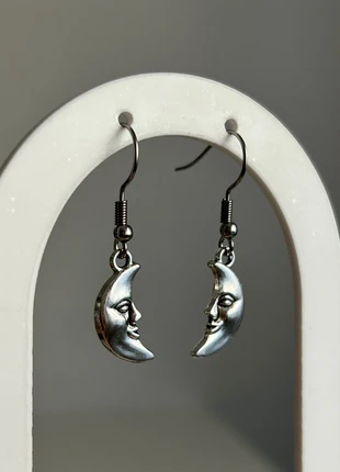 pendientes lunas plateadas, état: Neuf avec étiquette, 7,50 €, 8,58 € Protection acheteurs incluse