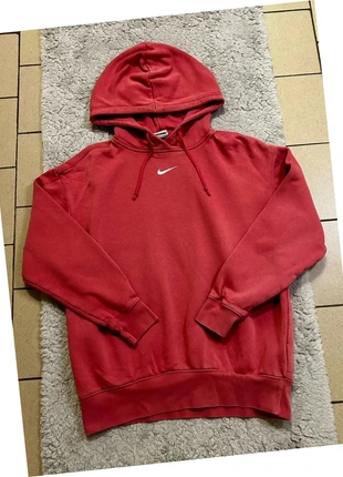 Sweat à capuche Nike rouge logo brodé taille XS unisexe, merk: Nike, staat: Nieuw zonder prijskaartje, maat: XS / 34 / 6, € 22,99, € 24,84 inclusief Kopersbescherming