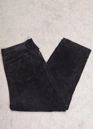 Pantalon velours côtelé noir Ralph Lauren, black corduroy, vintage streetwear, taille, marca: Vintage Dressing, estado: Muito bom, tamanho: XXXL / 46 / 18, €14.00, €15.40 inclui Proteção do Comprador Pro