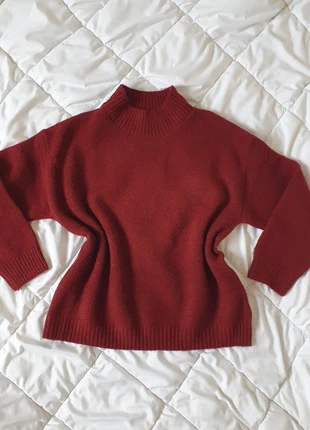 Pull bordeaux, marke: J'aime, zustand: Neu, größe: Einheitsgröße, 16,00 €, 17,50 € inklusive Vinted-Käuferschutz