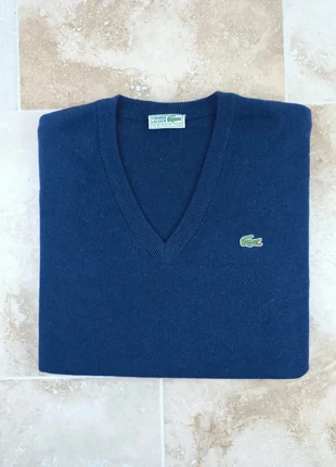 Magnifique pull col V homme Lacoste XL marine excellent état, merk: Lacoste, staat: Heel goed, maat: XL, € 29,99, € 32,19 inclusief Kopersbescherming Pro
