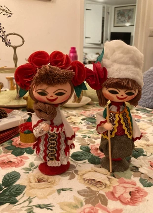 2 vintage mini Ukrainian folklore ethnic textile dolls, brand: WOMAN, condition: Very good, £20.00, £21.70 includes Buyer Protection