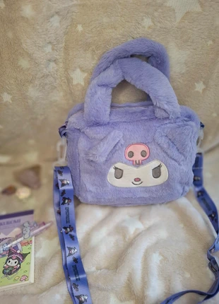 Mini Sac à Main Épaule Pochette Peluche Sanrio Kuromi Lapin Violet Tête Mort Anime Kawaii Neuf, état: Neuf avec étiquette, 14,72 €, 16,16 € Protection acheteurs (Pro) incluse
