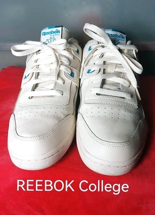 Scarpe sport pelle bianco Sneakers Reebok  Bianco Pelle mod College n. 45.5, marque: Reebok, état: Neuf sans étiquette, taille: 45,5, 59,00 €, 62,65 € Protection acheteurs incluse