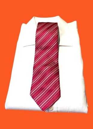 Cravate gravata fuschia pink rayures 100% silk Per L’Uomo 10cm très bon état, brand: Per l'Uomo, condizioni: Ottime, €10.00, €11.20 include la Protezione acquisti